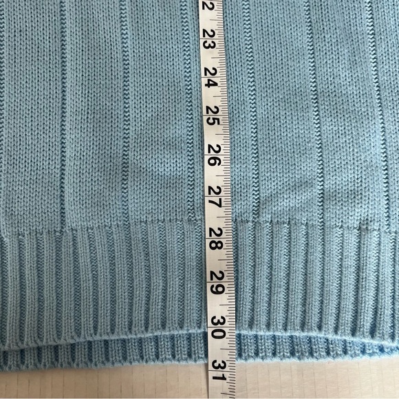 Deadtock Vintage Southpole 90's Y2K Hiphop Quarter Zip Ribbed Sweater  SZ Large - Picture 12 of 14